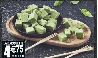 Cora x Carrefour Dés de fromage au pesto vert 33 % de m.g offre