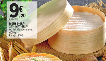 E.Leclerc MONT D'OR(¹) 24% MAT.GR.(3) offre