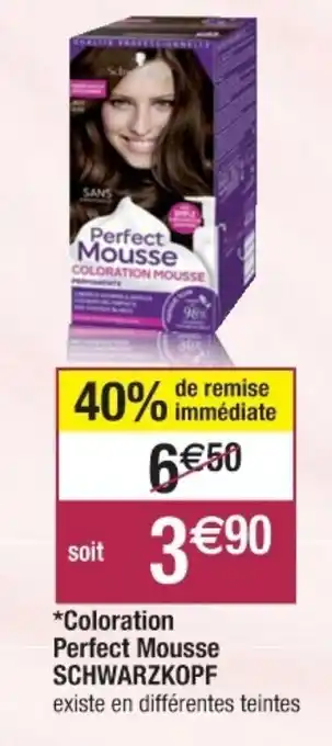Cora x Carrefour Coloration perfect mousse offre