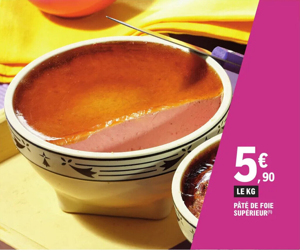 Promo PÂTÉ DE FOIE SUPÉRIEUR(¹) chez E.Leclerc