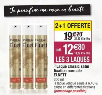 Cora x Carrefour Laque classic satin fixation normale offre