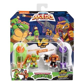 Carrefour Akedo pack 2 figurines tortues ninja akedo offre