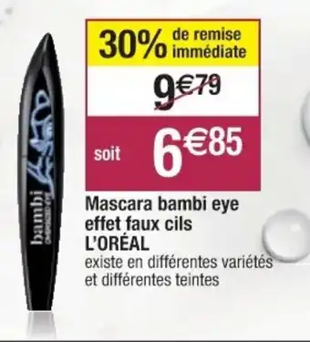 Mascara bami eye effet faux cils