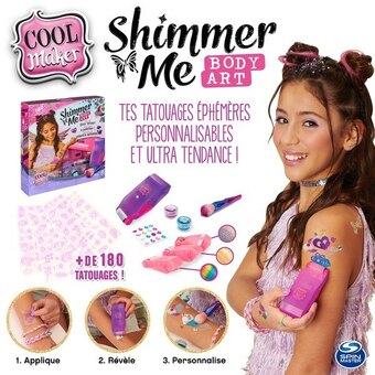 Carrefour Cool maker cool marker - shimmer me body art offre