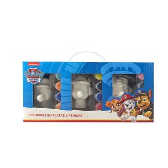 Carrefour Nickelodeon 3 personnages à peindre paw patrol offre