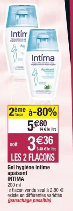 Cora x Carrefour Gel hygiène intime apaisant offre