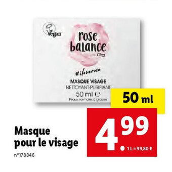 Lidl Masque pour le visage offre