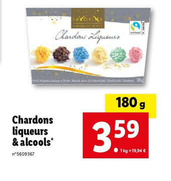 Chardons liqueurs & alcools*