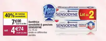 Cora x Carrefour Dentifrice sensibilité & gencives offre