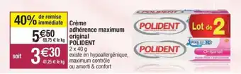 Cora x Carrefour Crème adhérence maximum original offre