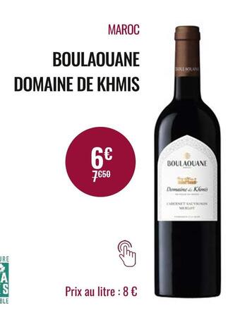 Nicolas Domaine de khmis maroc boulaouane offre