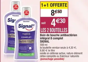 Cora x Carrefour Bain de bouche antibactérien intégral 8 complet offre