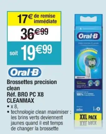 Cora x Carrefour Brossettes Precision Clean offre