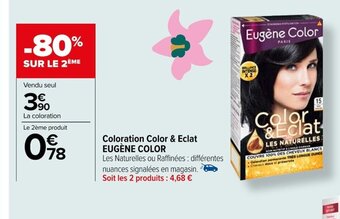Carrefour Coloration Color & Eclat EUGÈNE COLOR offre