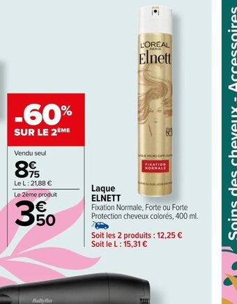 Carrefour Laque elnett offre