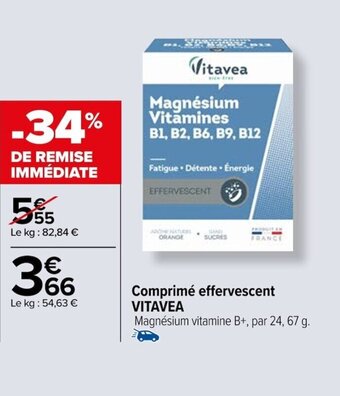 Carrefour Comprimé effervescent VITAVEA offre