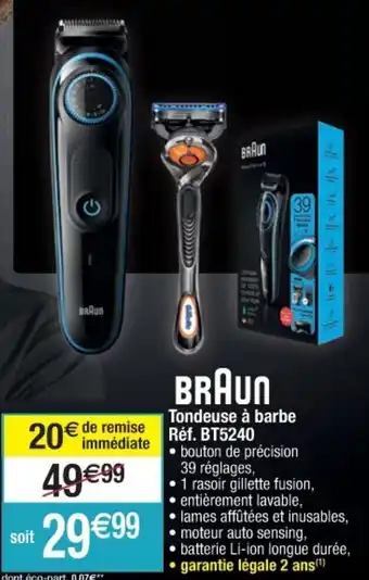 Cora x Carrefour Tondeuse À Barbe offre
