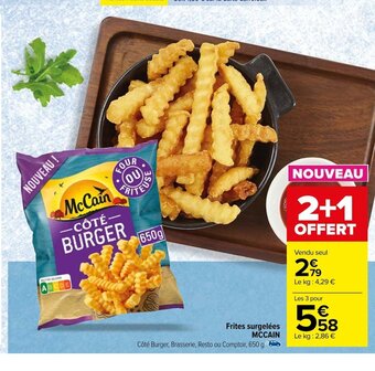 Carrefour Frites surgelées MCCAIN offre