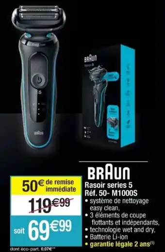 Cora x Carrefour Rasoir Series 5 offre