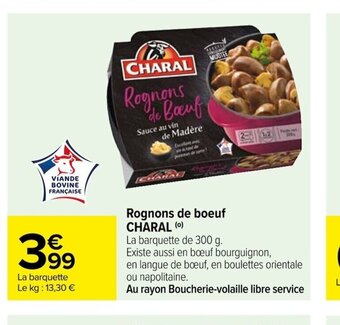 Carrefour Rognons de Boeuf offre