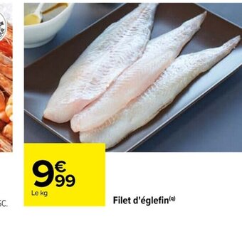 Carrefour Filet d'églefin offre