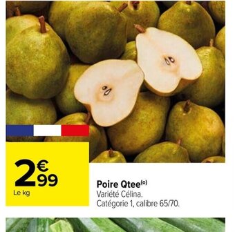 Carrefour Poire Qtee offre