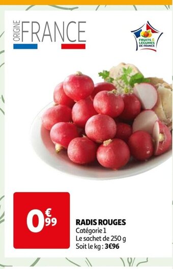 Auchan RADIS ROUGES offre