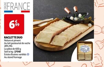 Auchan RACLETTE DUO offre