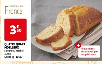 Auchan QUATRE QUART MOELLEUX offre