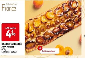 BANDE FEUILLETÉE AUX FRUITS