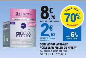 E.Leclerc Soin Visage Anti-Âge offre