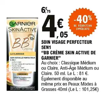 E.Leclerc Soin Visage Perfecteur 5En1 offre