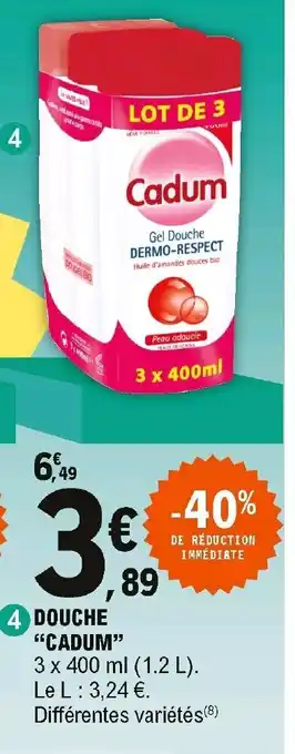 E.Leclerc Douche Cadum offre