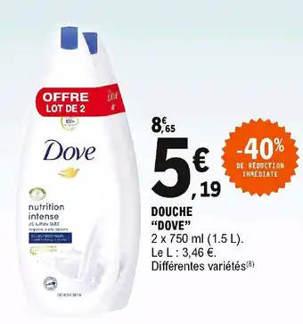 E.Leclerc Douche Dove offre