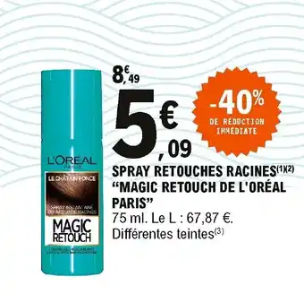 E.Leclerc Spray Retouches Racines offre