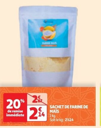 Auchan SACHET DE FARINE DE MAÏS offre