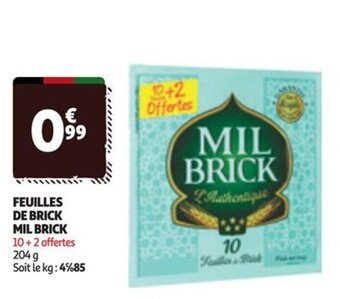 FEUILLES DE BRICK MIL BRICK