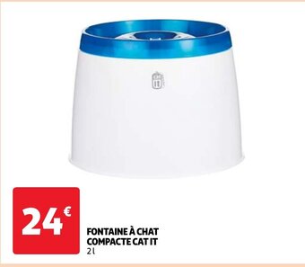 Auchan FONTAINE À CHAT COMPACTE CAT IT offre