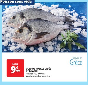 Auchan DORADE ROYALE VIDÉE ET GRATÉE offre
