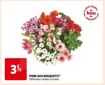 Auchan Supermarché Foire aux bouquets offre