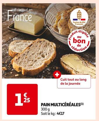 Auchan Supermarché Pain multicéréales offre