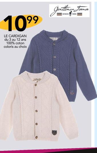Stokomani Gentleman farmer le cardigan offre