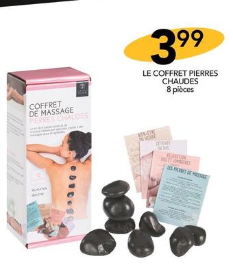 Stokomani Le coffret pierres chaudes offre