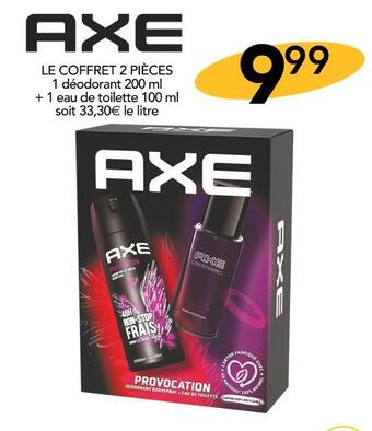 Stokomani Axe le coffret 2 pièces offre
