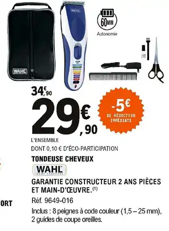 E.Leclerc Tondeuse Cheveux offre