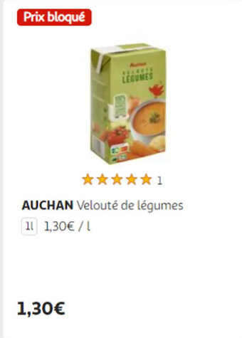 Auchan AUCHAN Velouté de légumes offre