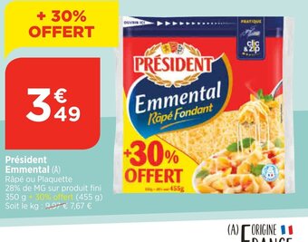 Maximarché Président Emmental offre