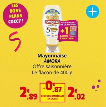 Coccinelle Express Mayonnaise AMORA offre