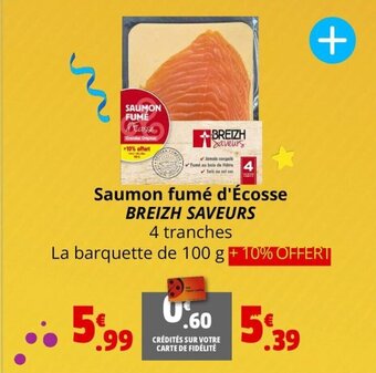 Coccinelle Express Saumon Fume d'ecosse BREIZH SAVEURS offre