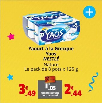 Yaourt à la Grecque Yaos NESTLÉ